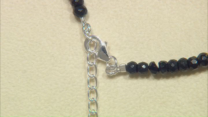 Black Onyx Sterling Silver Bead Necklace Video Thumbnail