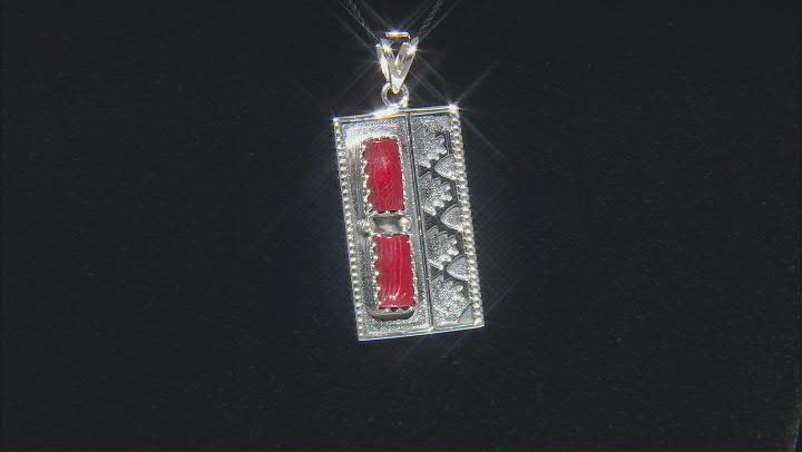Bamboo Coral Sterling Silver Pendant Video Thumbnail