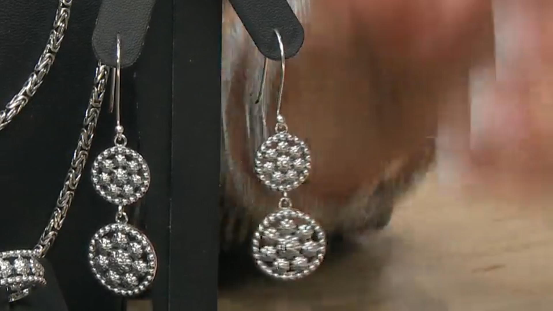 Sterling Silver Textured Earrings Video Thumbnail