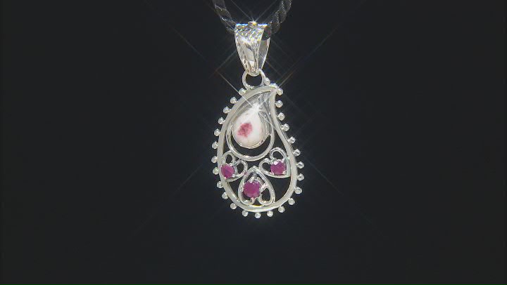 Rosalinda And Ruby Sterling Silver Pendant 1.88ctw Video Thumbnail