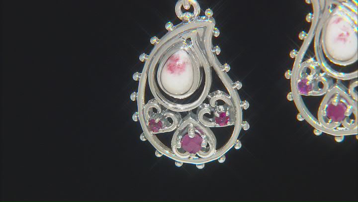 Rosalinda And Ruby Sterling Silver Earrings 2.21ctw Video Thumbnail