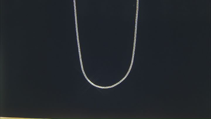 Sterling Silver Chain Necklace Video Thumbnail