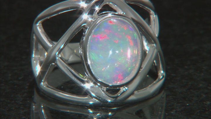 Ethiopian Opal Sterling Silver Ring 2.00ct Video Thumbnail