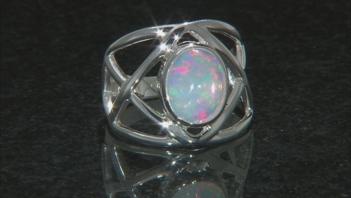 Ethiopian Opal Sterling Silver Ring 2.00ct Video Thumbnail