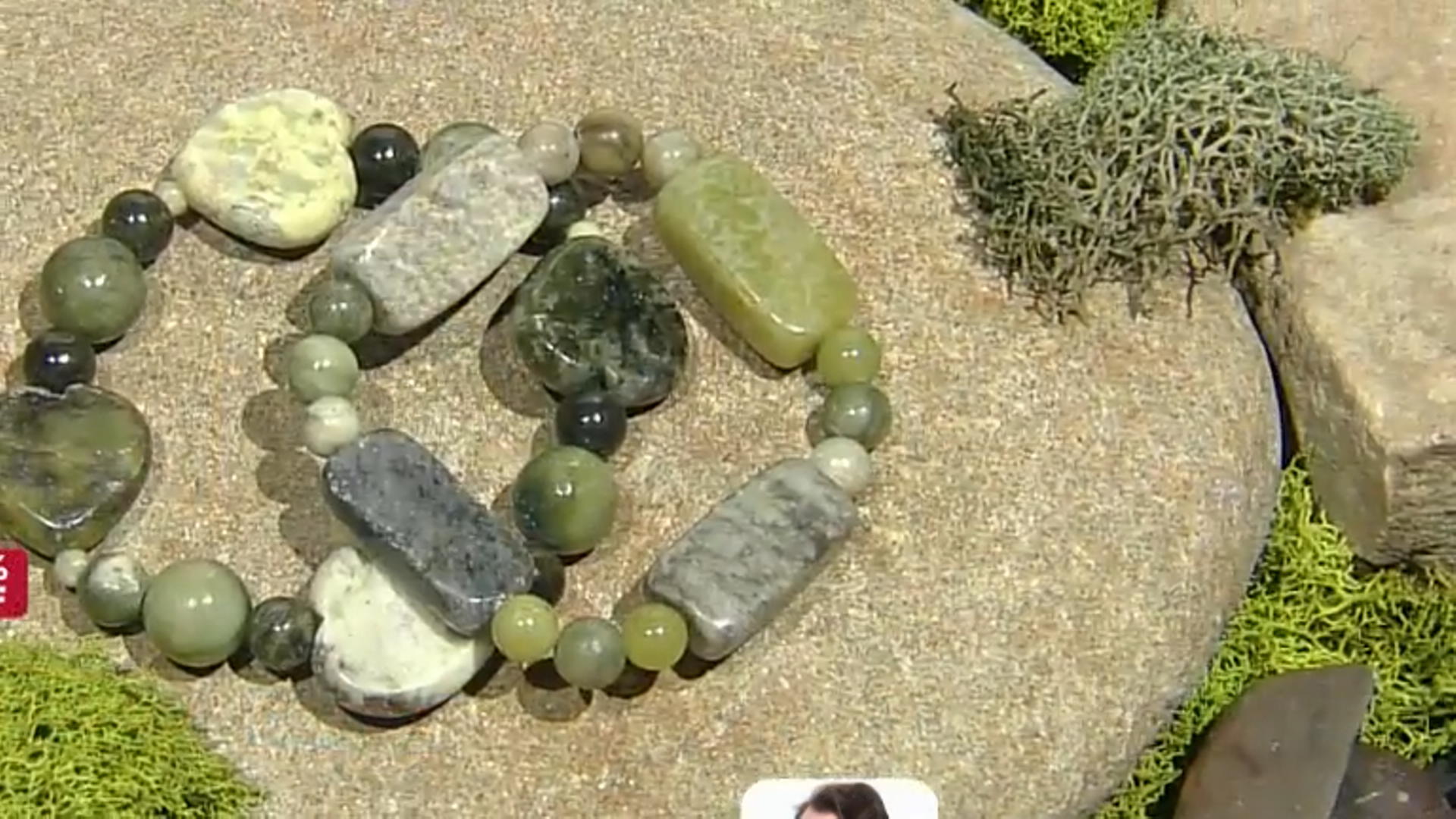 Green Connemara Marble Stretch 2 Bracelet Set Video Thumbnail