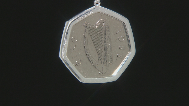Coin Sterling Silver Enhancer With Chain Video Thumbnail