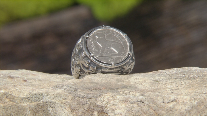 Sterling Silver Thurpenny Bit Ring Video Thumbnail