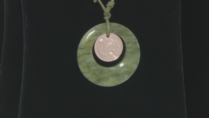 Lucky Irish Penny Leather Cord Necklace Video Thumbnail