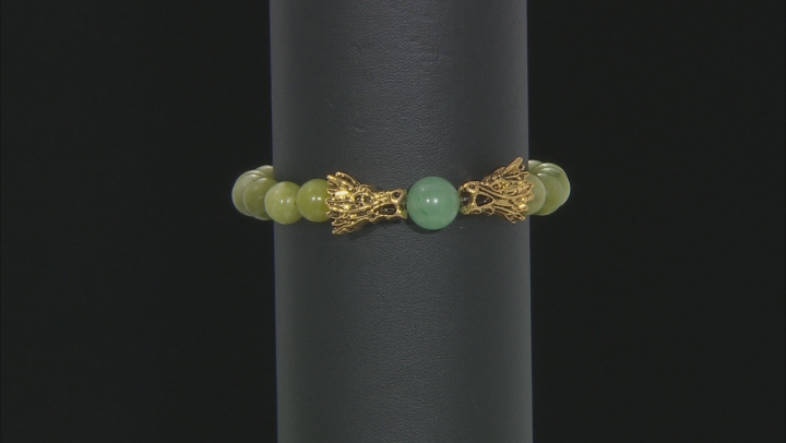 Connemara Marble Gold Tone Bracelet Set Video Thumbnail