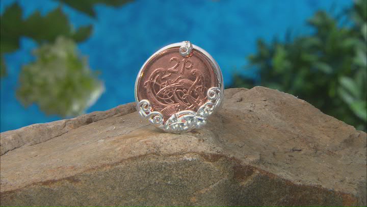 Sterling Silver 2P Coin Ring Video Thumbnail