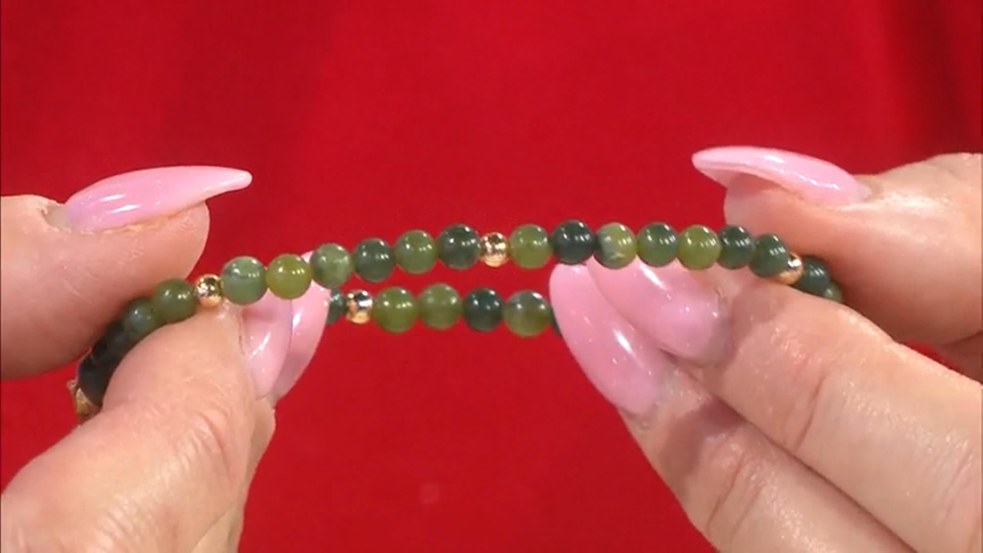 Connemara Marble Set of 4 Gold Tone Bracelets Video Thumbnail