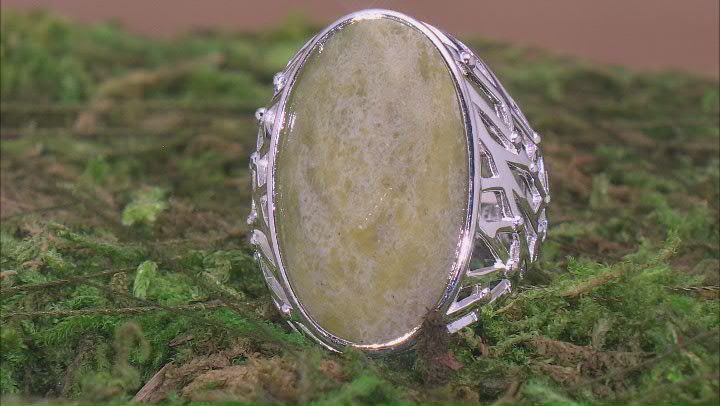 Connemara Marble Sterling Silver Ring Video Thumbnail