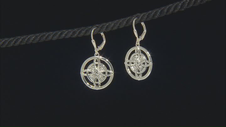 Sterling Silver Celtic Cross Earrings Video Thumbnail