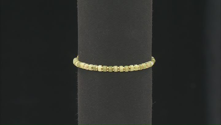Connemara Marble Gold Tone Necklace and Bracelet Set Video Thumbnail