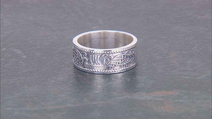 Sterling Silver Viking Wave Ring Video Thumbnail