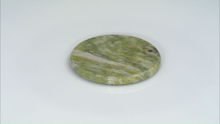 Green Connemara Marble Stone 3 Coaster Set Video Thumbnail
