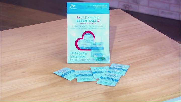 JTV Cleaning Essentials(R) Pack of 10 Wipes Video Thumbnail