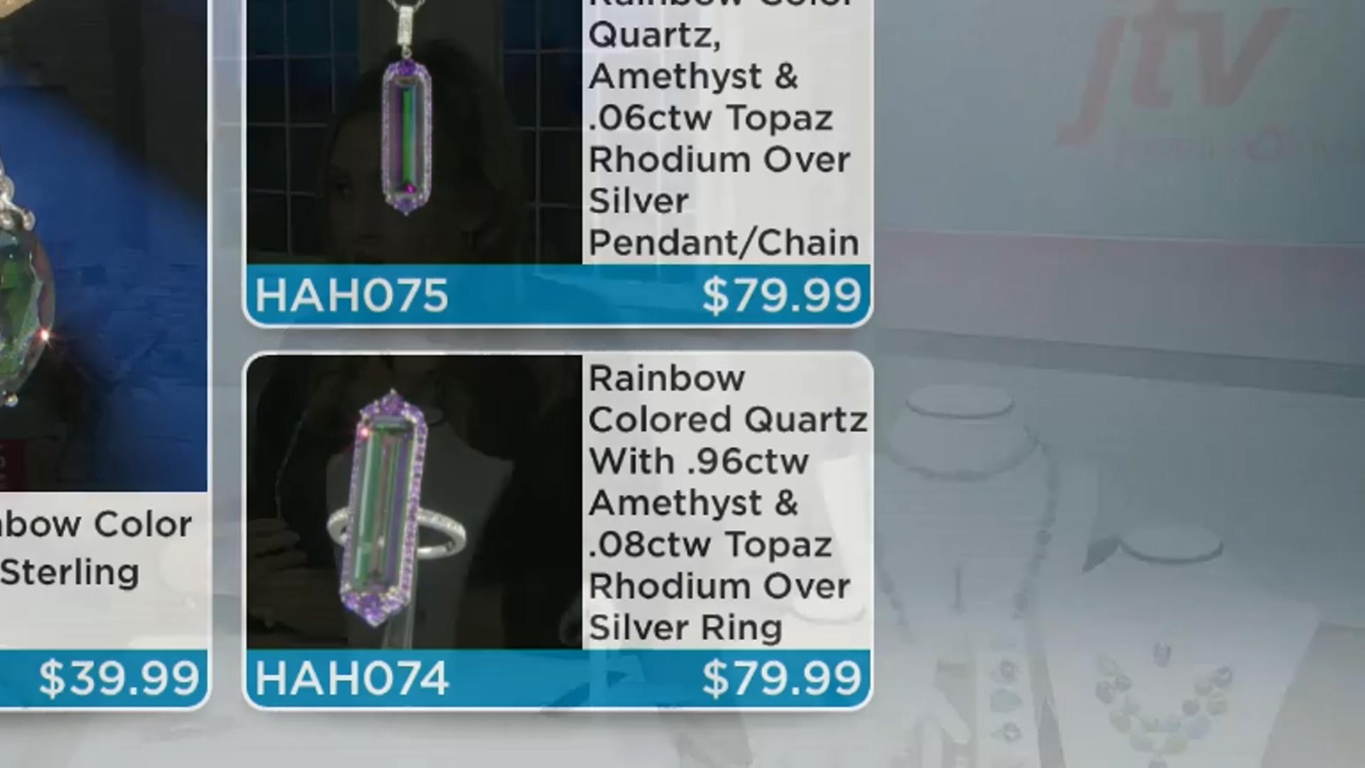 Multi-Color Quartz Rhodium Over Sterling Silver Earrings 6.46ctw Video Thumbnail