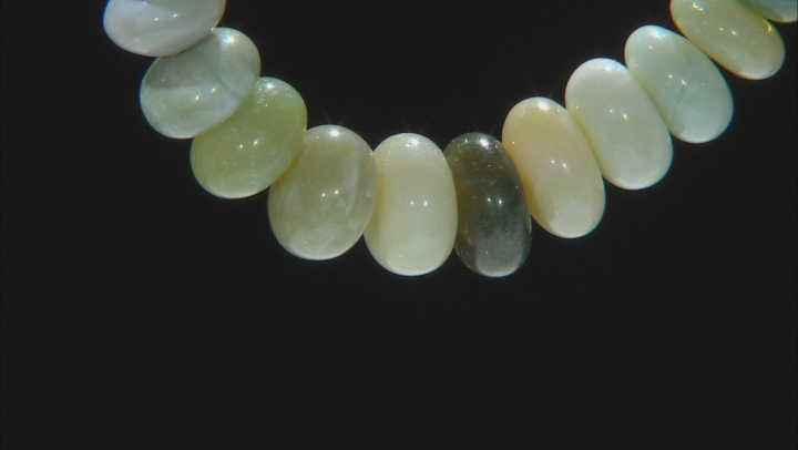 Green Opal Bead Strand Appx 15-16" in length