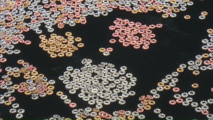 Rondelle Daisy Spacer Bead Kit in Silver Tone, Gold Tone, and Rose Gold Tone Appx 1000 Pieces Total Video Thumbnail