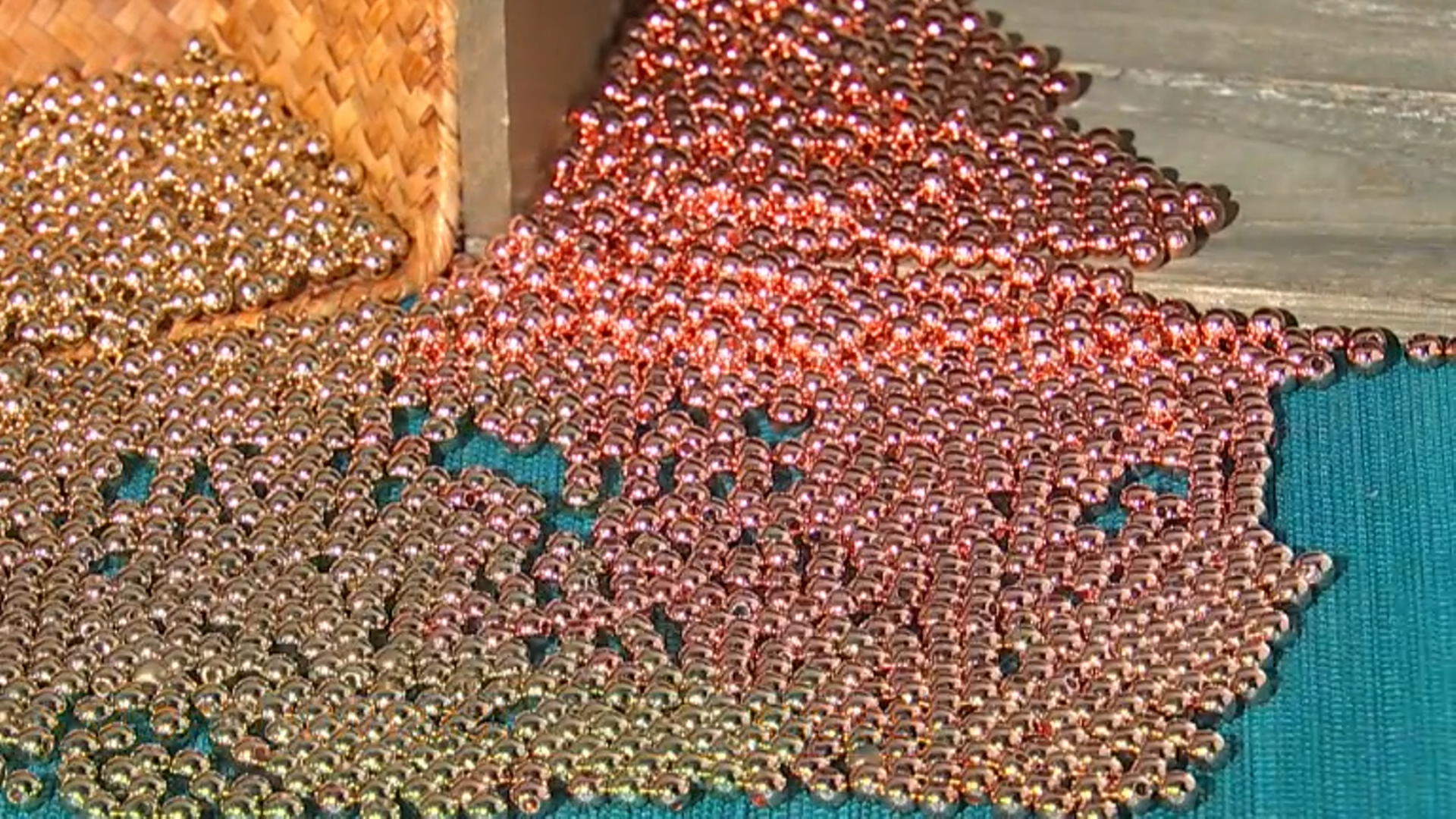 Lightweight Electroform Round High Polish Beads in Gold Tone & Rose Gold Tone 2,000 Pieces Total Video Thumbnail