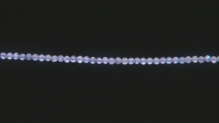 Tanzanite Faceted Round appx 2mm Bead Strand appx 13-14" Video Thumbnail
