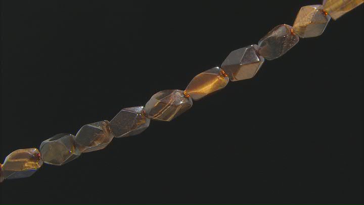 Yellow Tigers Eye Faceted appx 10x8-12x10mm Fancy Shape Bead Strand appx 14-15" Video Thumbnail