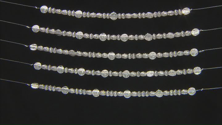 Indonesian Inspired Spacer Beads in Antique Silver Tone in 3 Styles 210 Pieces Total Video Thumbnail