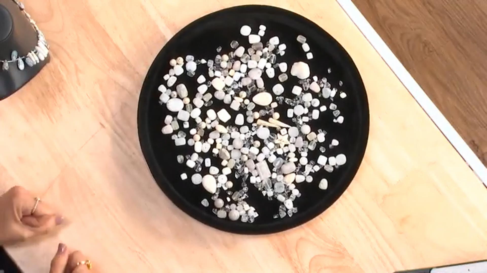 1lb. White & Gray Shades Mixed Bead Parcel in Assorted Shapes & Sizes Video Thumbnail