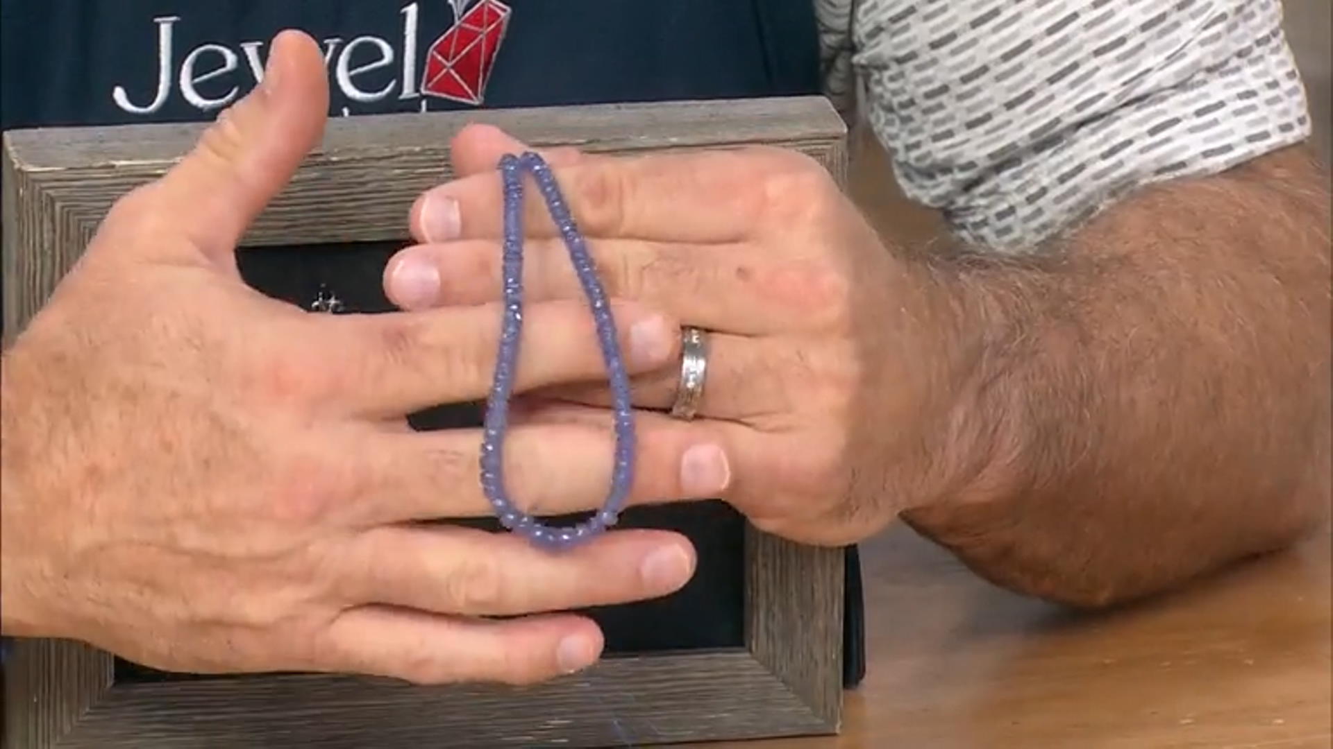 Tanzanite Faceted appx 5mm Rondelle Bead Strand appx 15-16" Video Thumbnail