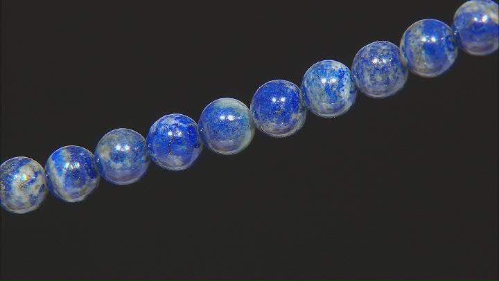 Lapis Lazuli Round appx 10-10.5mm Bead Strand appx 15-16" Video Thumbnail
