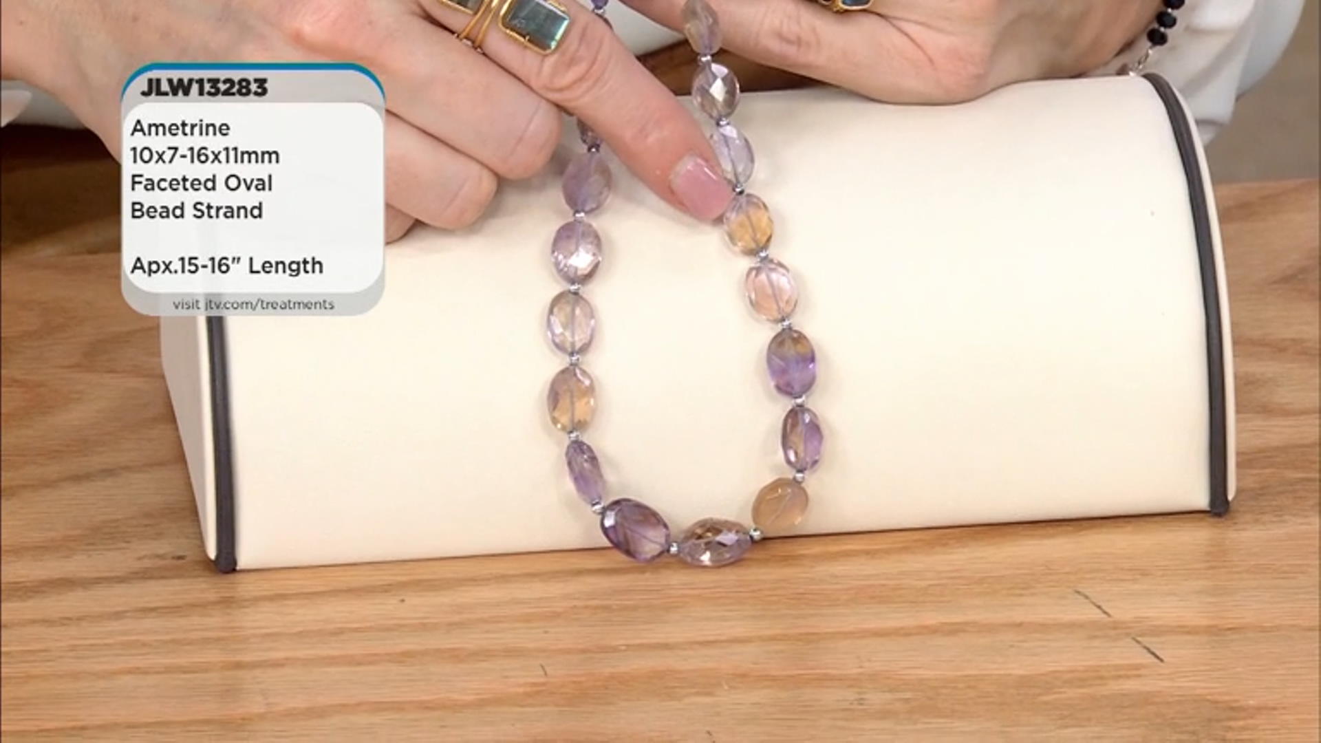Ametrine 10x7-16x11mm Faceted Oval Bead Strand Appx 15-16" Video Thumbnail