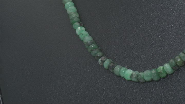 Emerald Faceted 4-6mm Rondelle Bead Strand Video Thumbnail