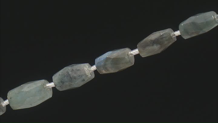 Labradorite Faceted 14x9-18x13mm Drum Shape Bead Strand With Spacers Video Thumbnail