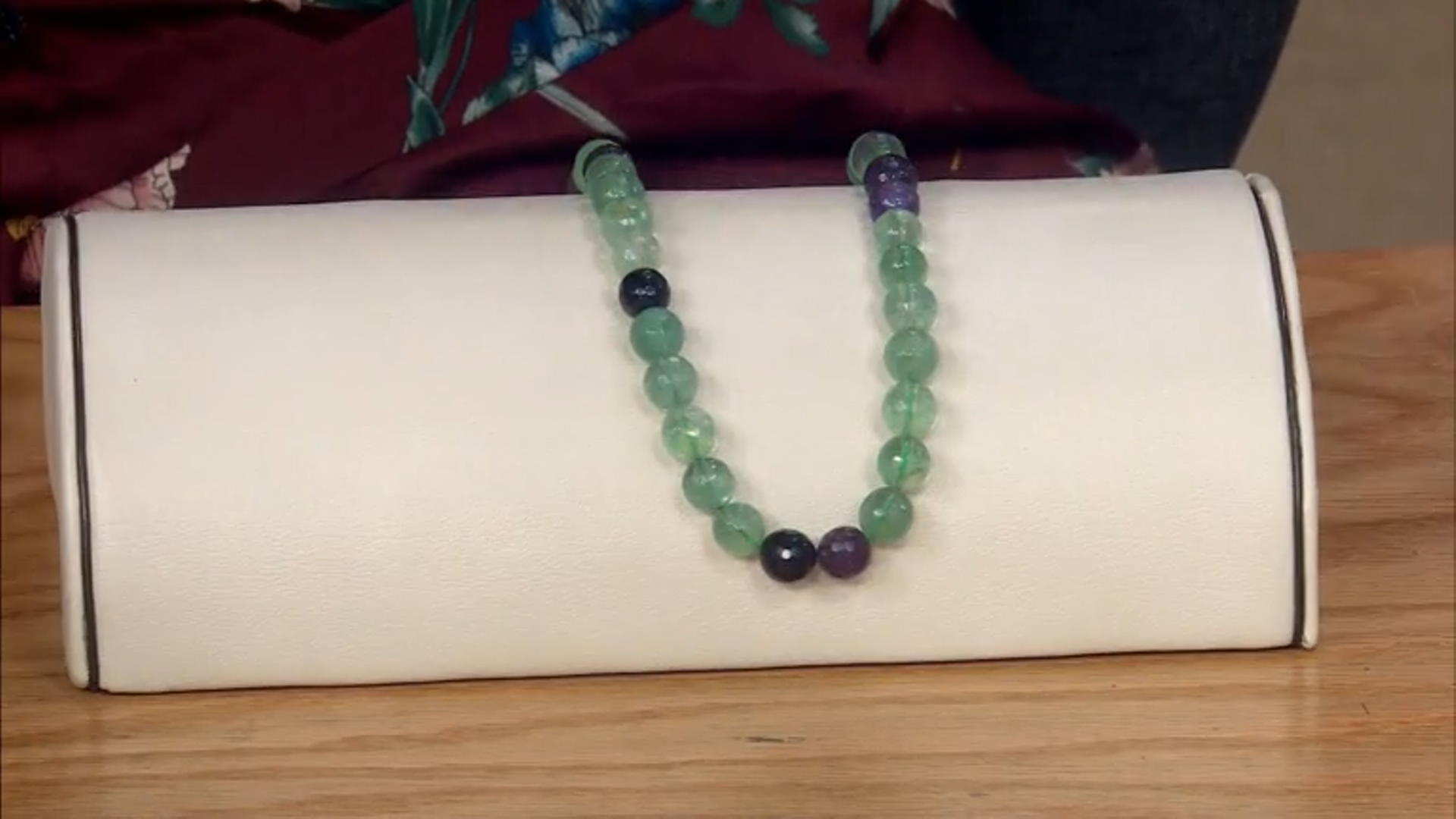 Rainbow Fluorite Set of 2 Faceted Bead Strands Video Thumbnail