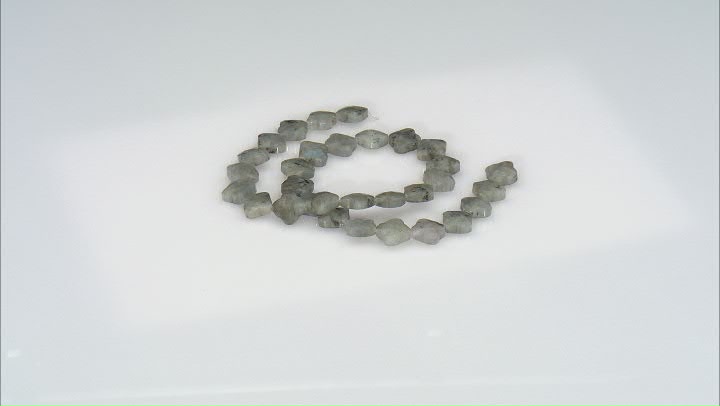Labradorite 10x13mm Faceted Clover Shape Bead Strand Approximately 15-16" in Length Video Thumbnail
