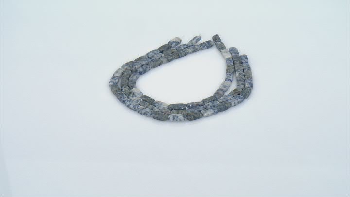 Sodalite 18x8.5x5mm Rectangle Bead Strand Approximately 14-15" in Length Set of 3 Video Thumbnail