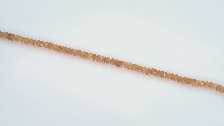 Citrine 6-8mm Faceted Irregular Rondelle Bead Strand Approximately 13.5-14" in Length Video Thumbnail