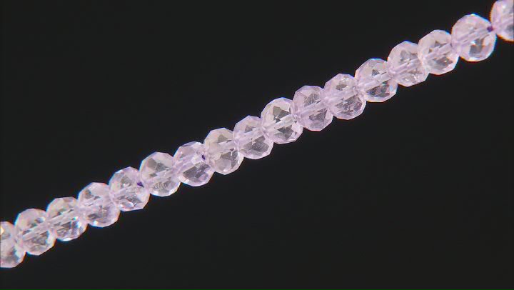 Amethyst 5mm Faceted Rondelle Bead Strand Approximately 15-16" in Length Video Thumbnail