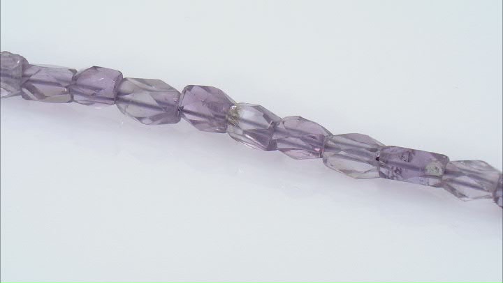 Amethyst Approximately 7x5mm Faceted Drum Bead Strand Approximately 13.5" in Length Video Thumbnail