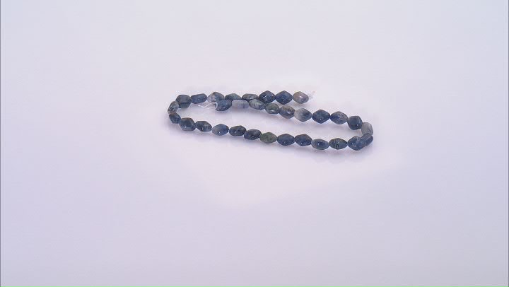 Sodalite 9.5-10X12mm Diamond Shape Bead Strand Approximately 14-15" in Length Video Thumbnail