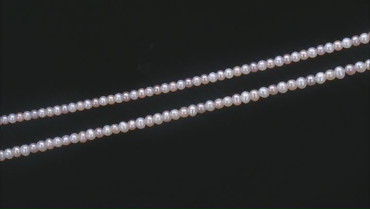 Multicolor Cultured Freshwater Pearl 5.5-6mm & 6-7mm Potato Bead Strand Set of 2 Video Thumbnail
