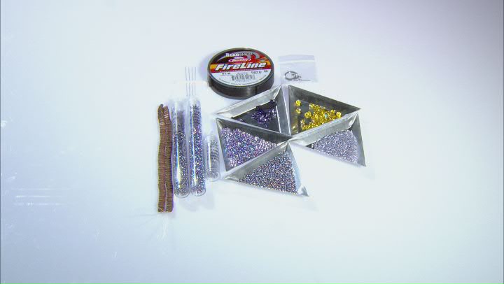 Streetscape Bracelet Supply Kit incl beads, string, findings & needles Video Thumbnail