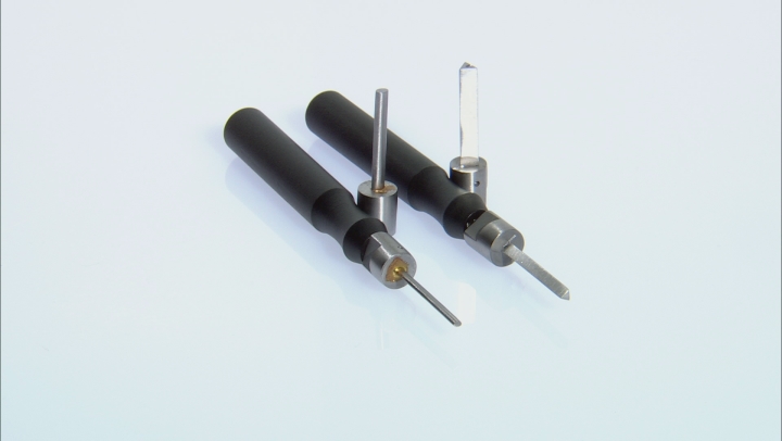 4-Piece Mandrel Set With Handles incl 2x3mm & 3x4.5mm Oval And 4mm & 6mm  Triangle Video Thumbnail