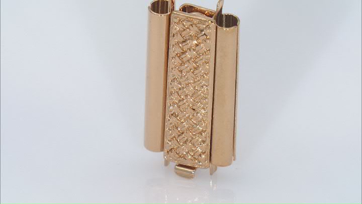 Bead Slide Clasps in Gold Tone - A Fine Ending For Stitched Beadwork 3 Piece Set Video Thumbnail