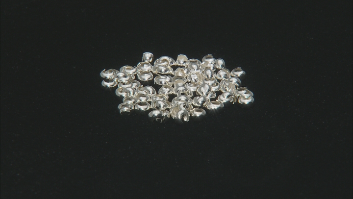 Crimp Covers appx 3mm in Sterling Silver 5.1 gram bag appx 100 pieces - JMBKIT549 | JTV.com