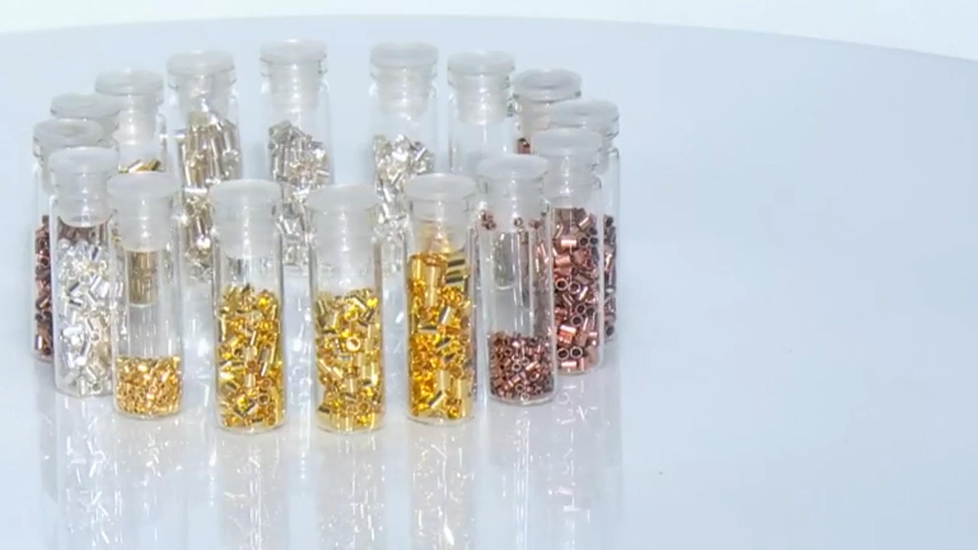 Crimp Tube Bead Kit in Appx 0.8mm, 1.3mm, 1.5mm, and 2mm in 4 Tones Appx 2,400 Pieces Total Video Thumbnail