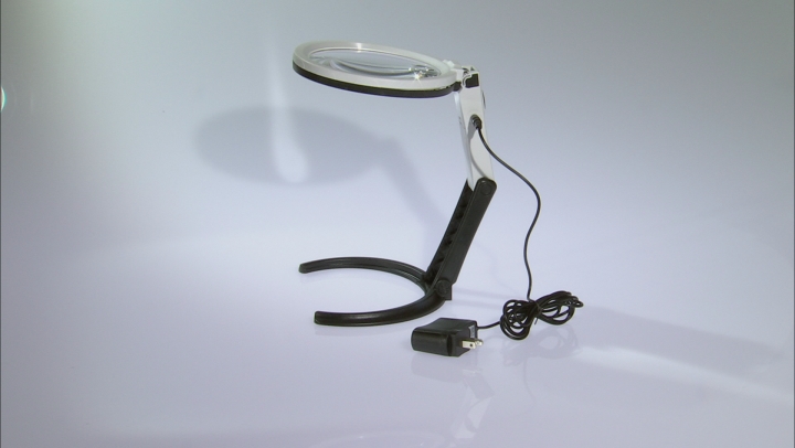 Foldable LED Magnifier Lamp with Cleaning Cloth Video Thumbnail