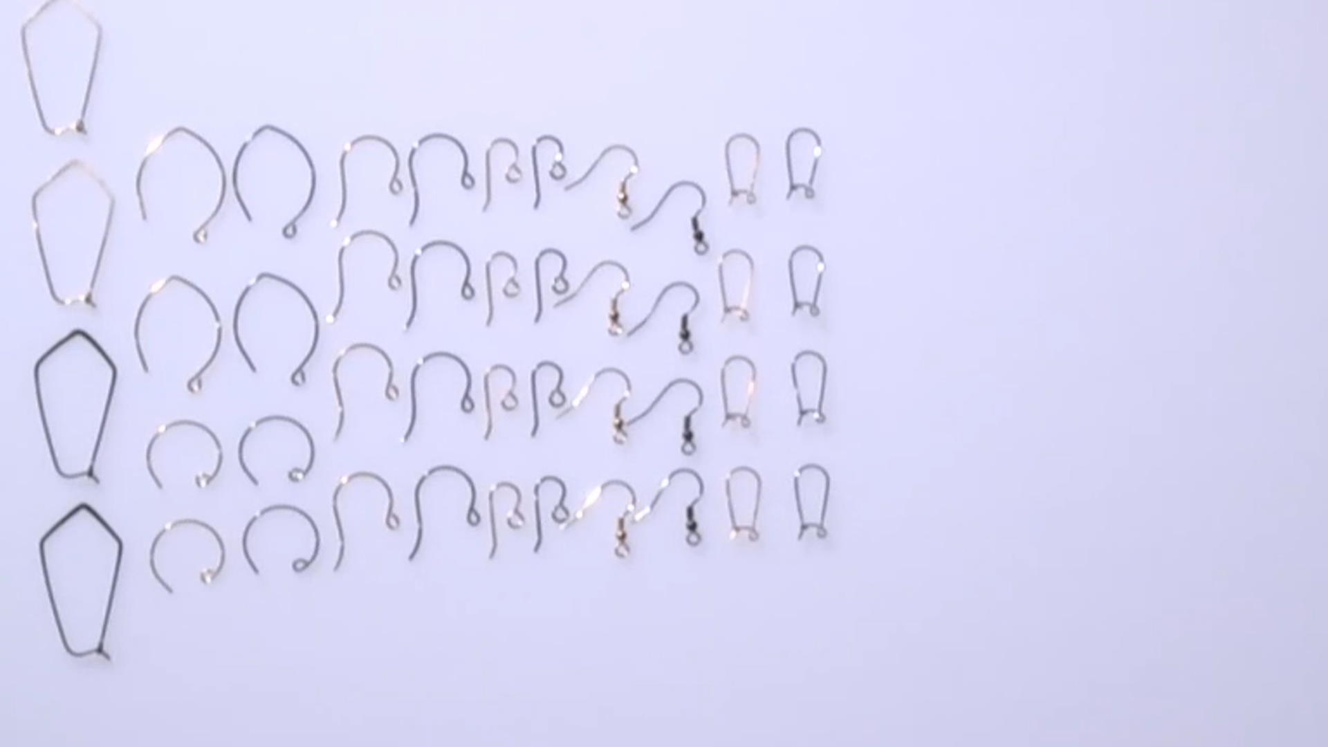 Vintaj Ear Wire Kit in Rose Gold and Black Hematine Tones Over Brass 7 Styles Appx 22 Pairs Total Video Thumbnail