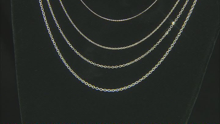 Stainless Steel Chain Appx 400" Total with Findings Appx 40 Pieces Total Video Thumbnail